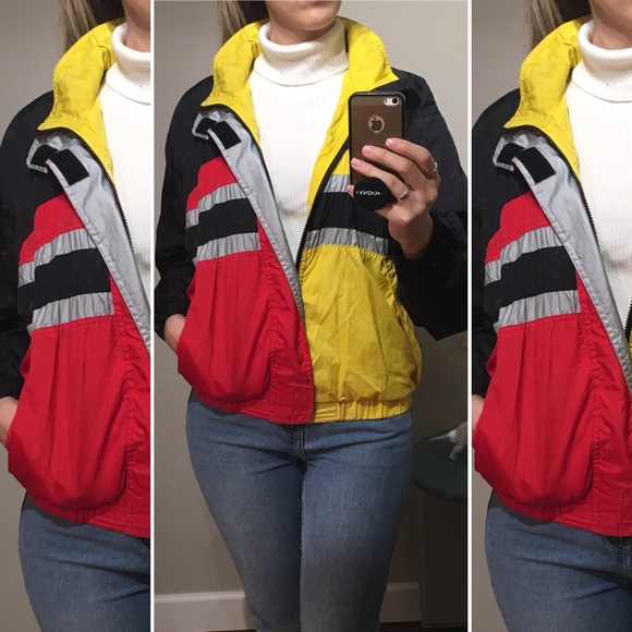 Vintage Jackets & Blazers - 2/$25💞 90’s colour block vintage windbreaker